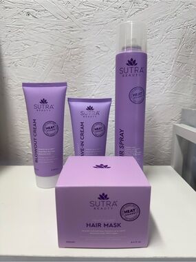 Sutra Beauty Purple Heat Guard Hair Care collection